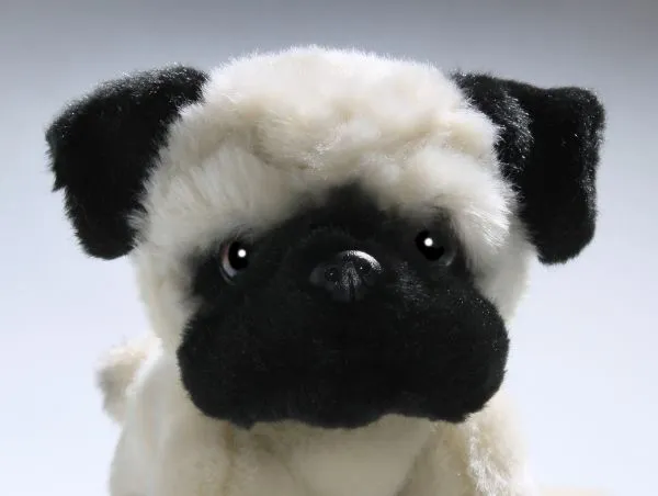 Carl Dick Plush Toy Pug Dog Floppy