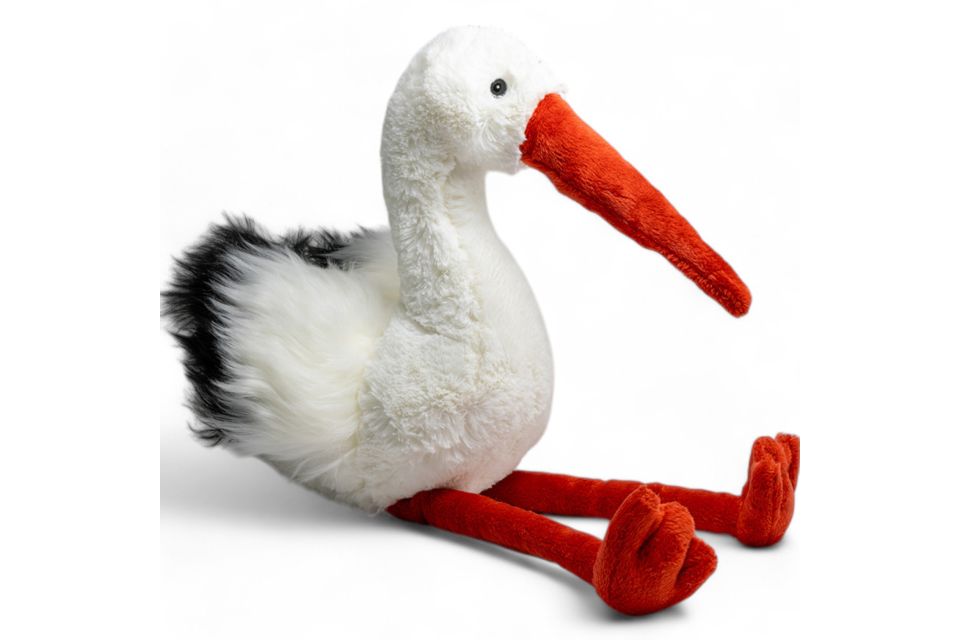 Carl Dick Plush Toy Stork