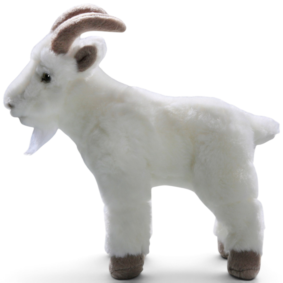 Carl Dick Plush Toy Goat white