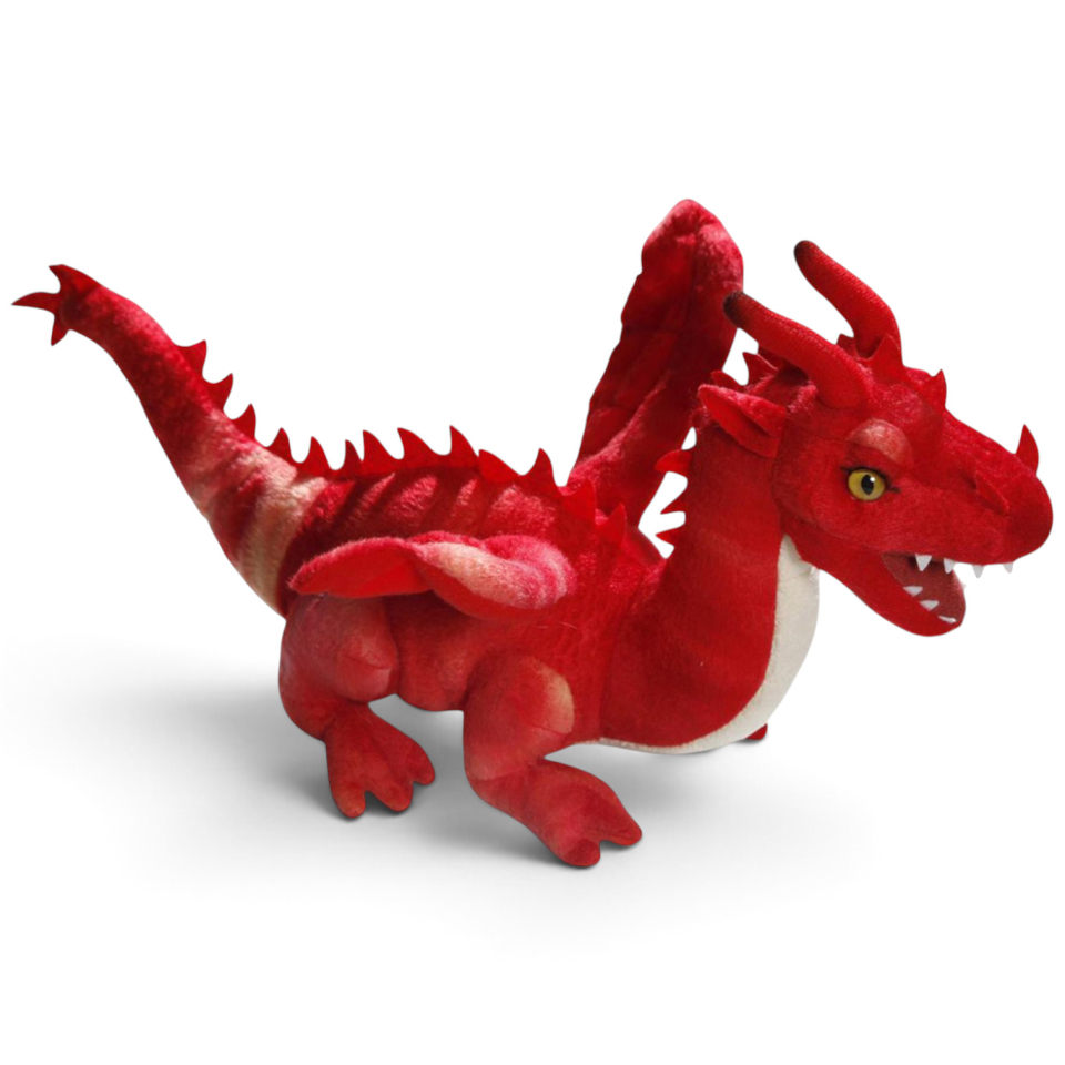 Carl Dick Plush Toy Dragon red