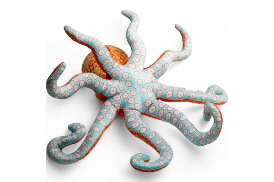 Carl Dick Plush Toy Octopus