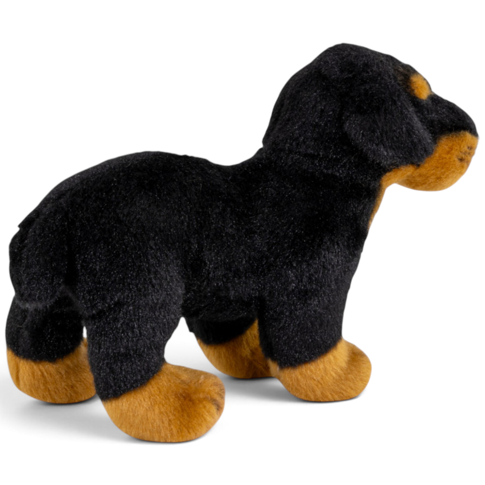 Carl Dick Plüschtier Rottweiler stehend