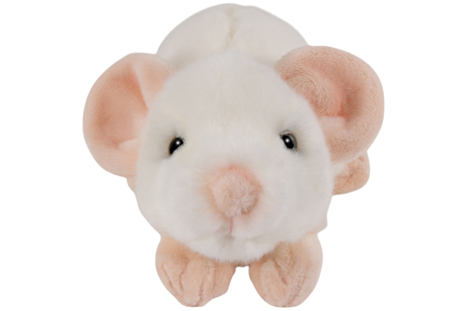 Carl Dick Plüschtier weiße Maus