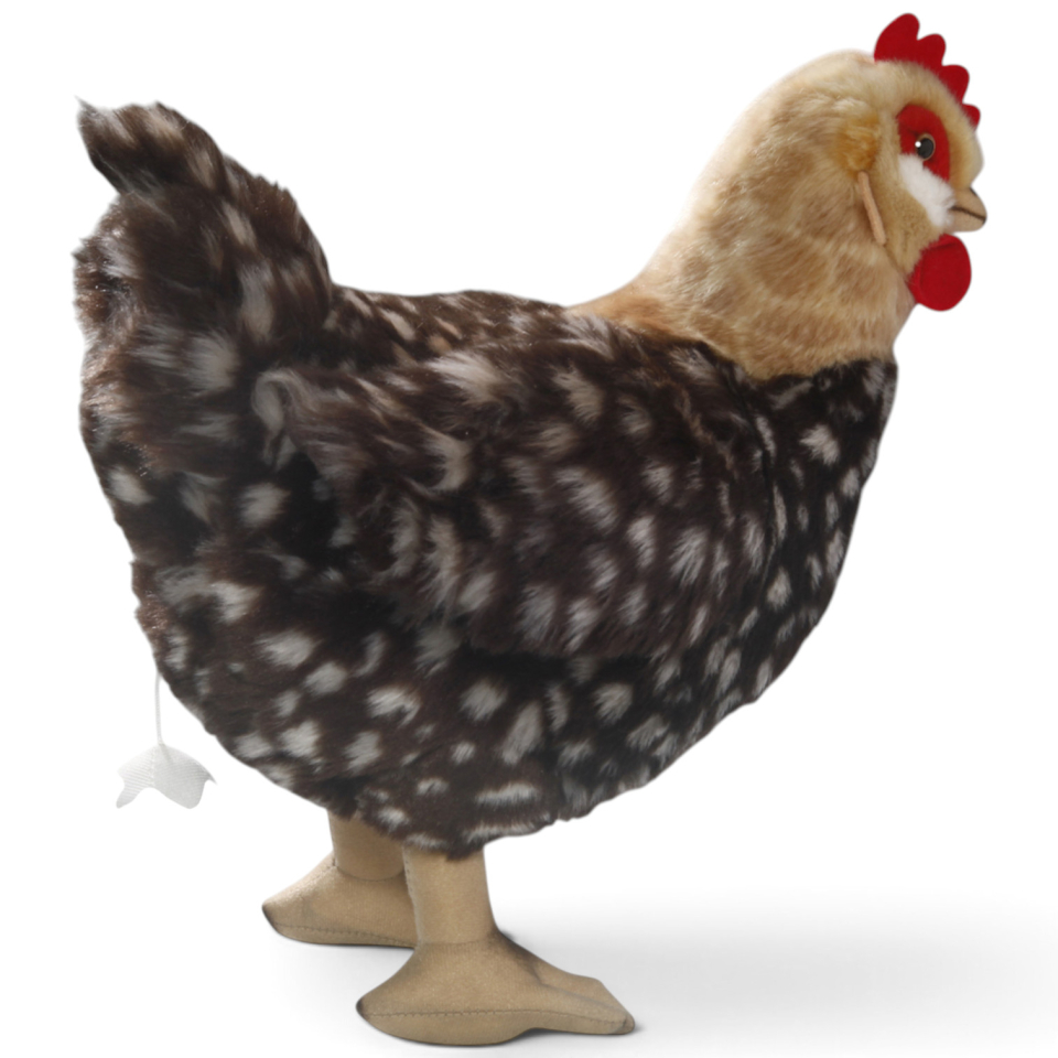 Carl Dick Plüschtier Huhn, Henne mit Ei