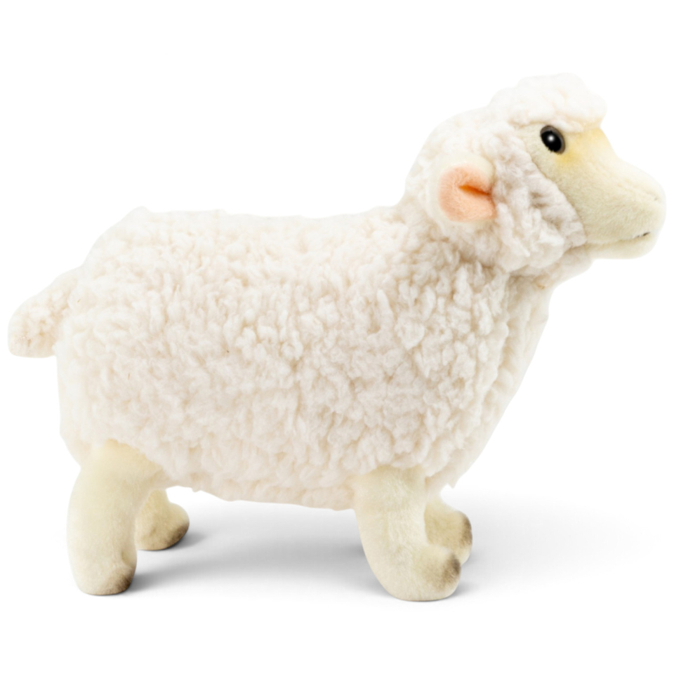 Carl Dick Plush Toy Sheep white, Lamb standing