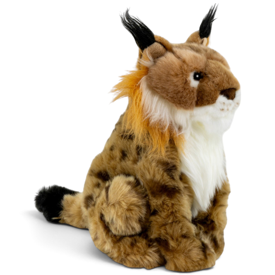 Carl Dick Plüschtier Luchs sitzend