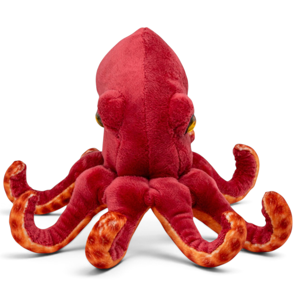 Carl Dick Plüschtier Krake, Oktopus rot