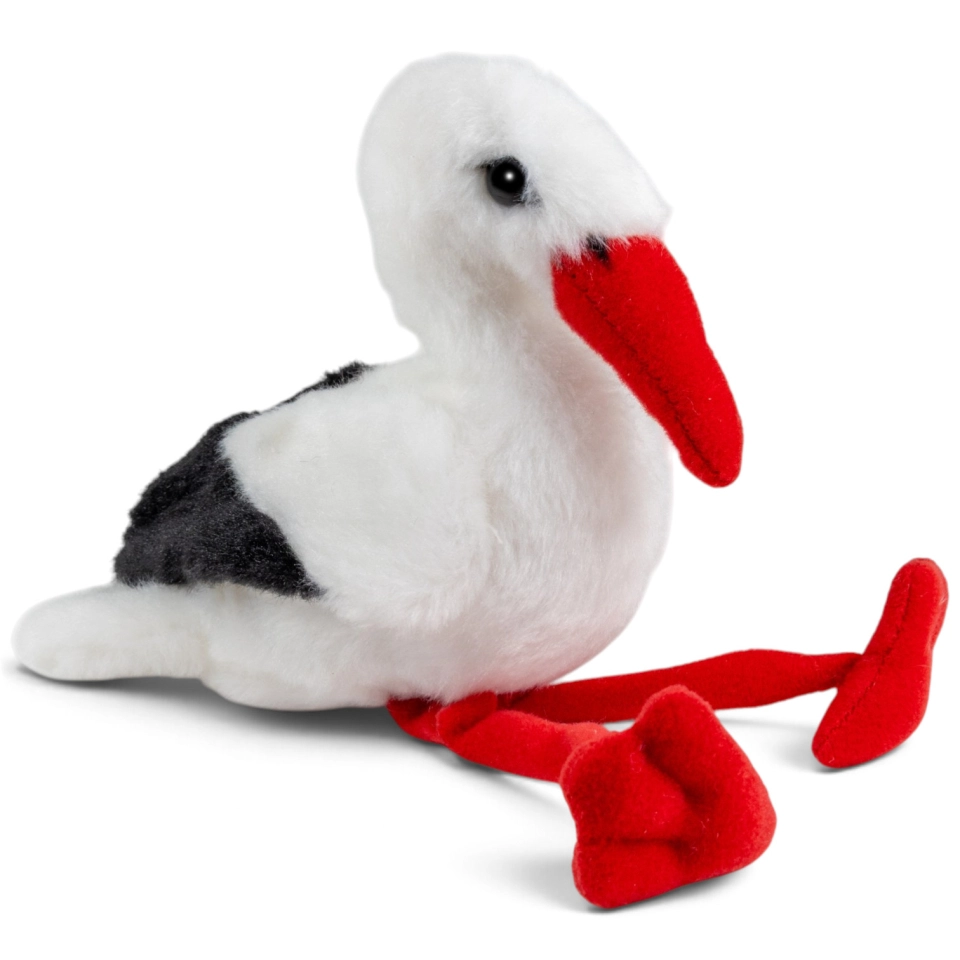 Carl Dick Plush Toy Stork