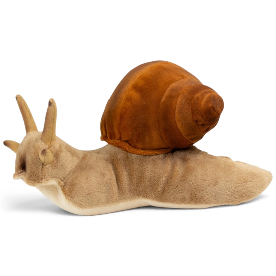 Carl Dick Plüschtier Schnecke braun