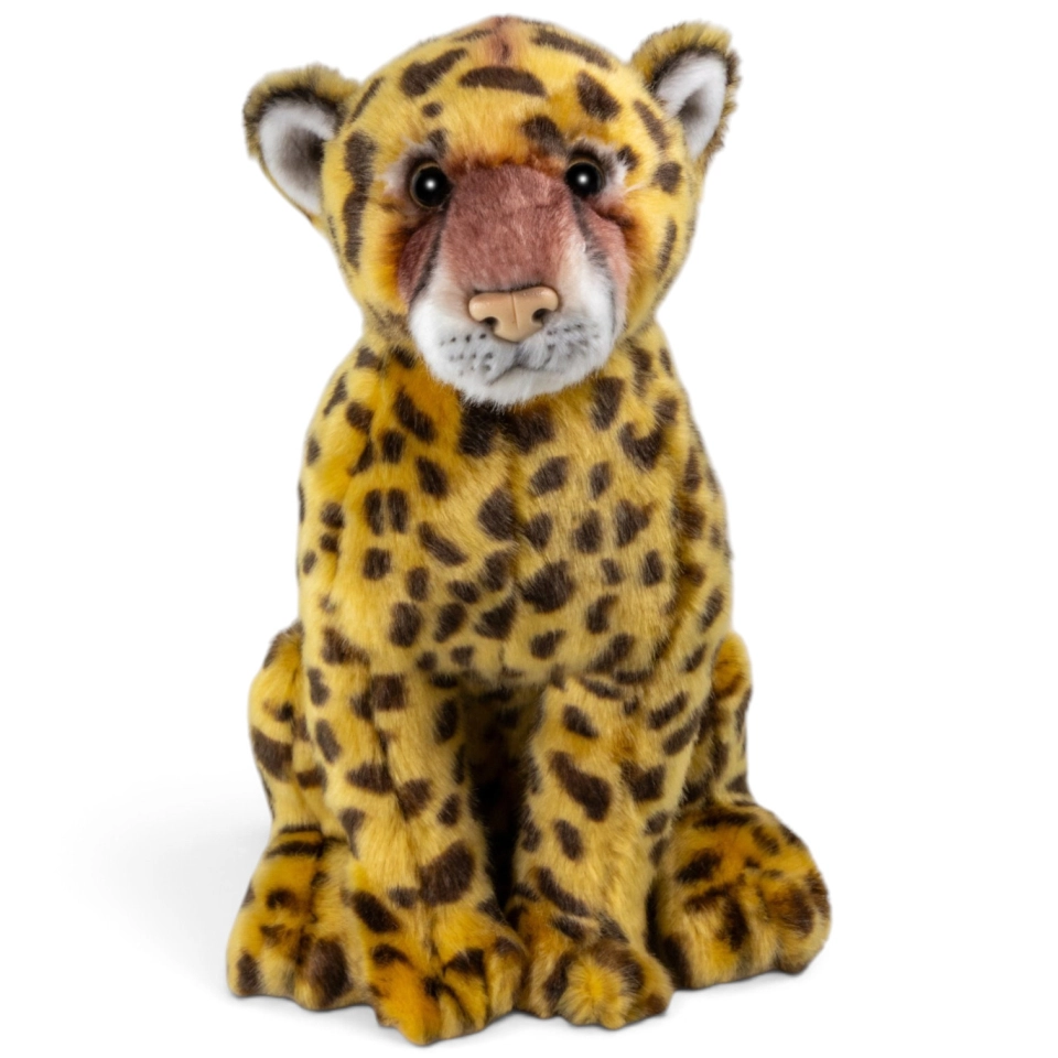 Carl Dick Plush Toy Cheetah sitting