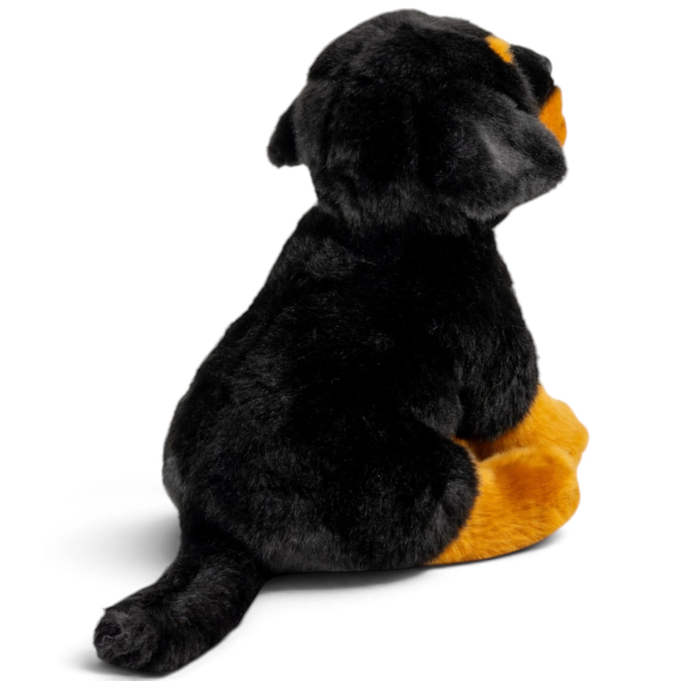 Carl Dick Plush Toy Rottweiler sitting