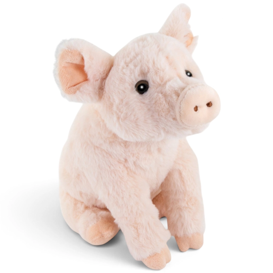 Carl Dick Plush Toy Pig sitting