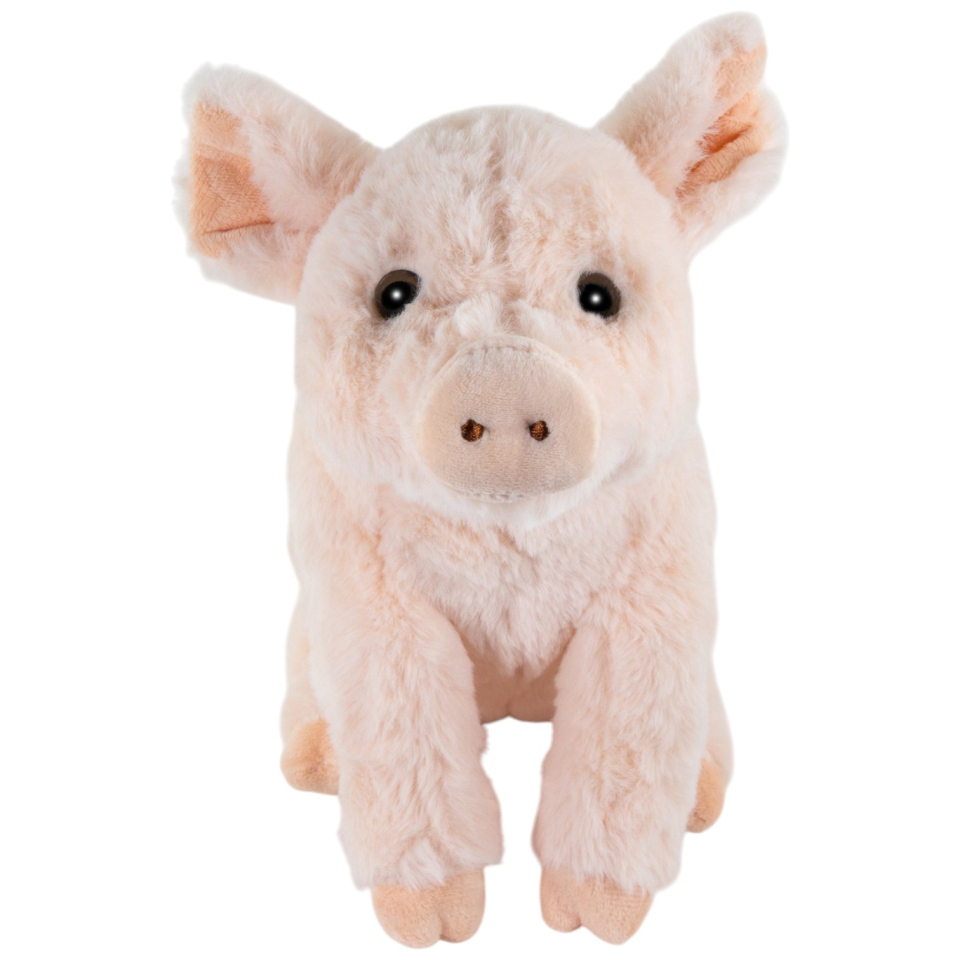 Carl Dick Plüschtier Schwein sitzend