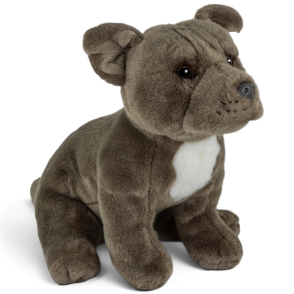 Carl Dick Plüschtier Staffordshire Bull Terrier grau