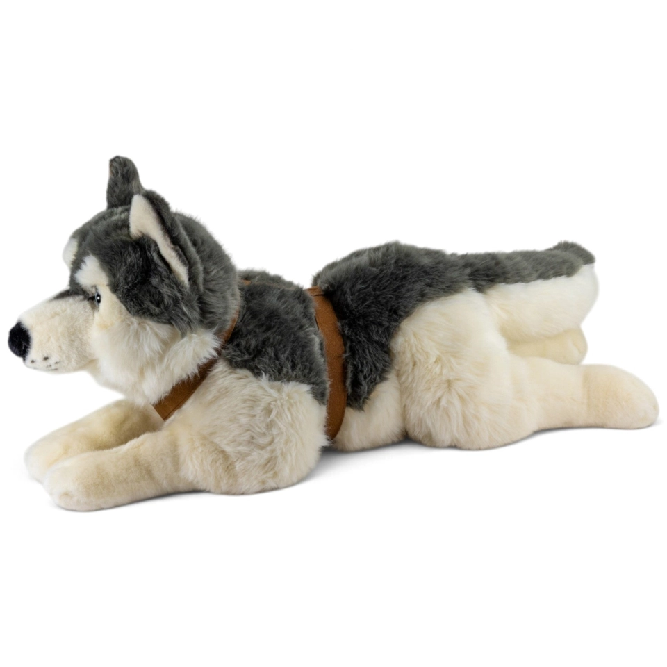 Carl Dick Plüschtier Husky mit Geschirr