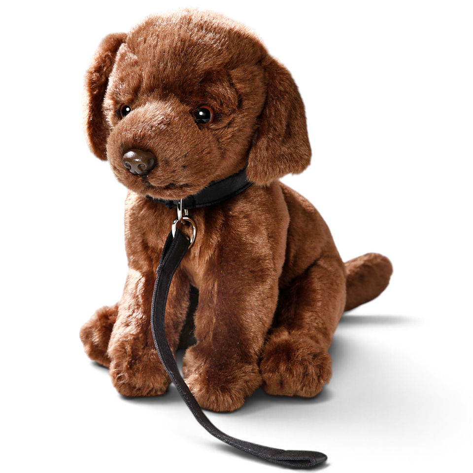 Carl Dick Plüschtier Labrador Retriever braun mit Leine