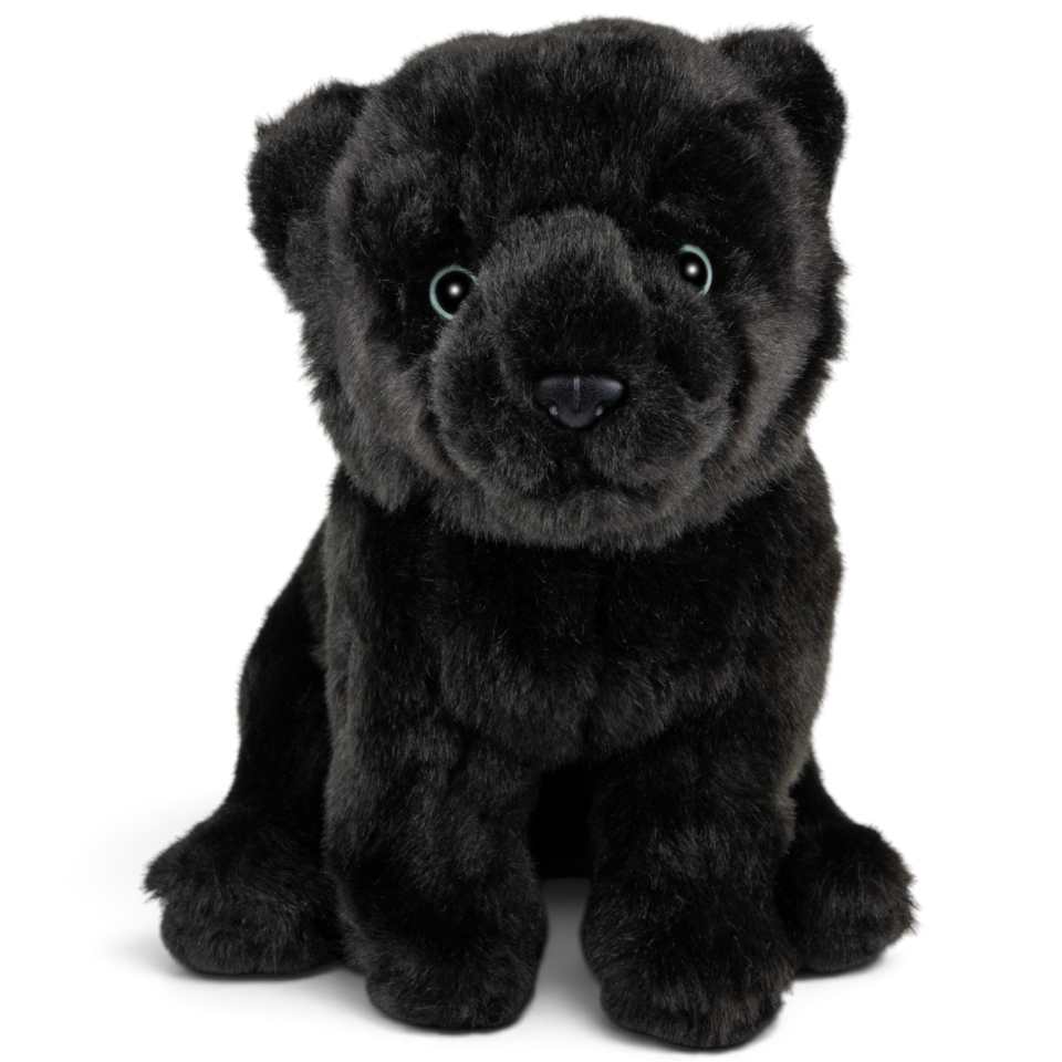 Panther sitzend schwarz