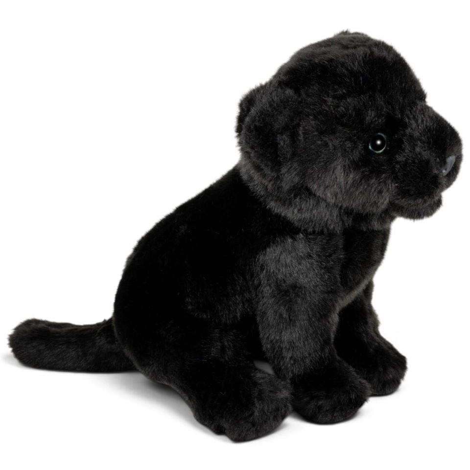 Carl Dick Plüschtier Panther sitzend schwarz
