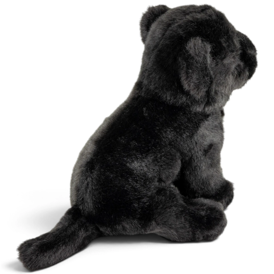 Carl Dick Plüschtier Panther sitzend schwarz