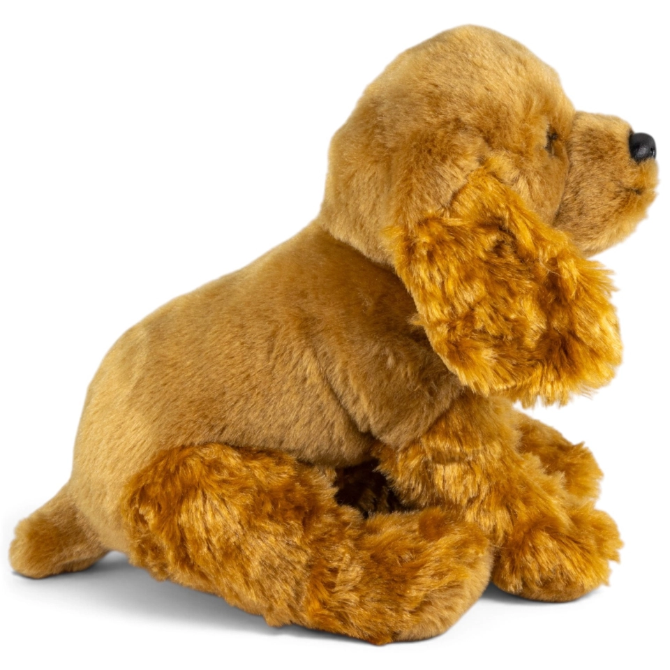 Carl Dick Plush Toy Cocker Spaniel sitting