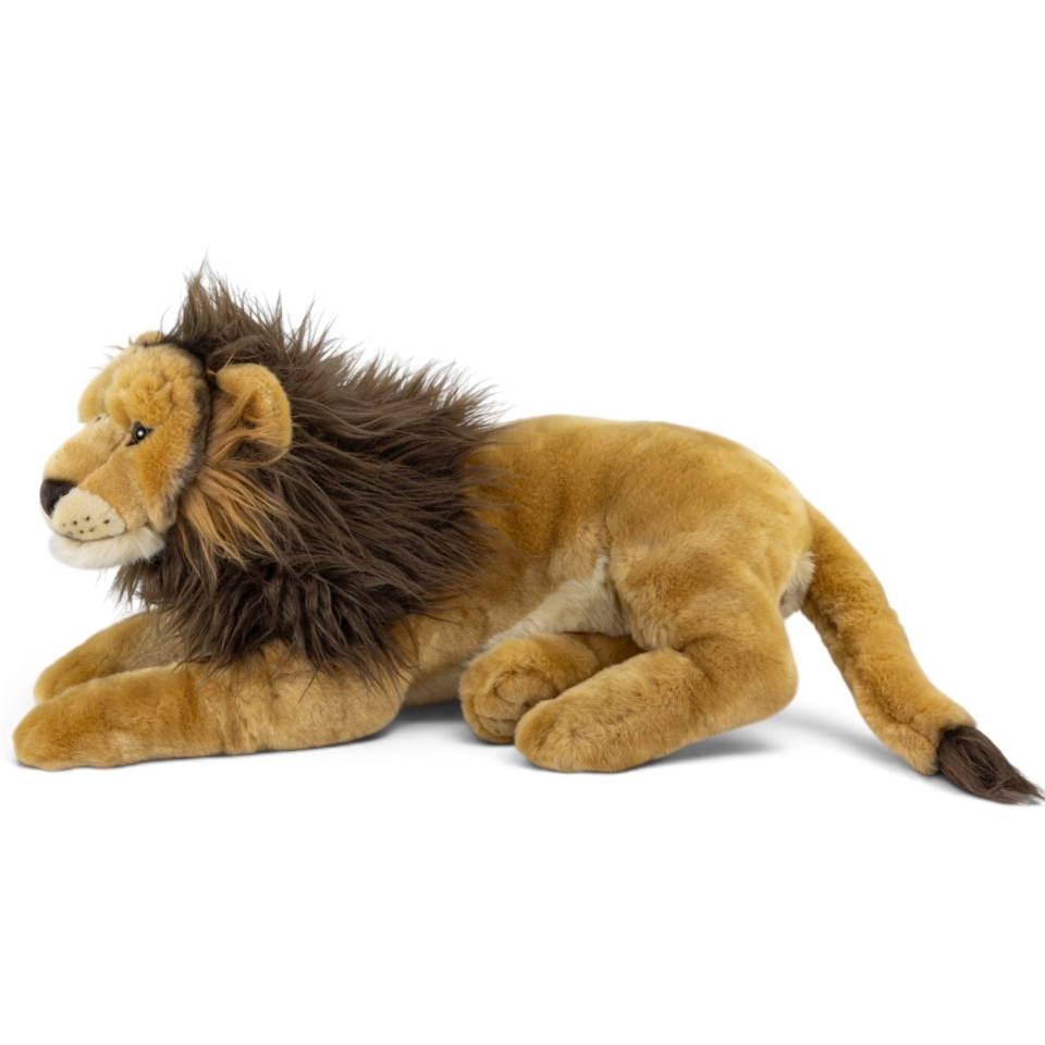 Carl Dick Plush Toy Lion lying