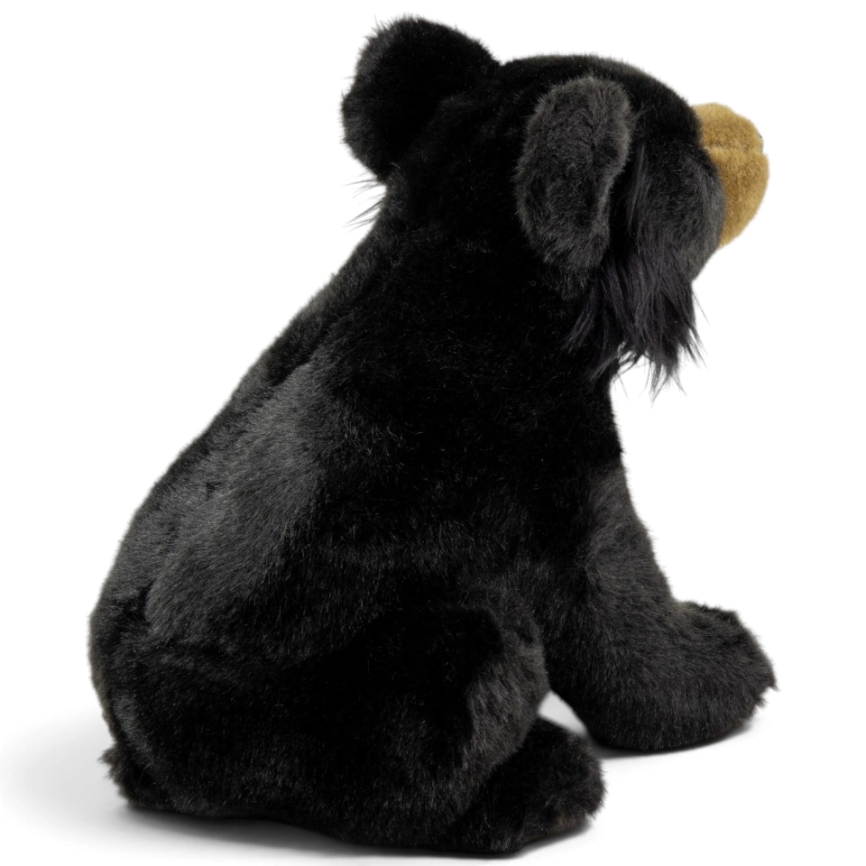 Carl Dick Plush Toy Asiatic Black Bear sitting