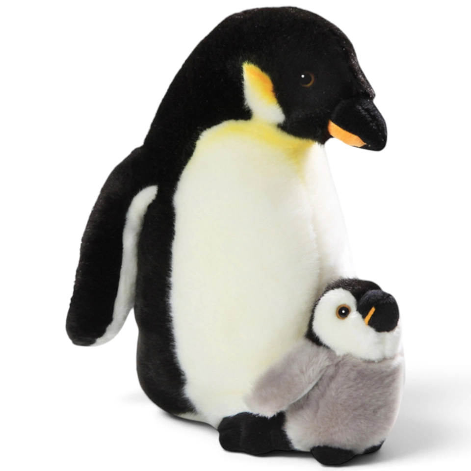 Carl Dick Plush Toy Penguin with Baby