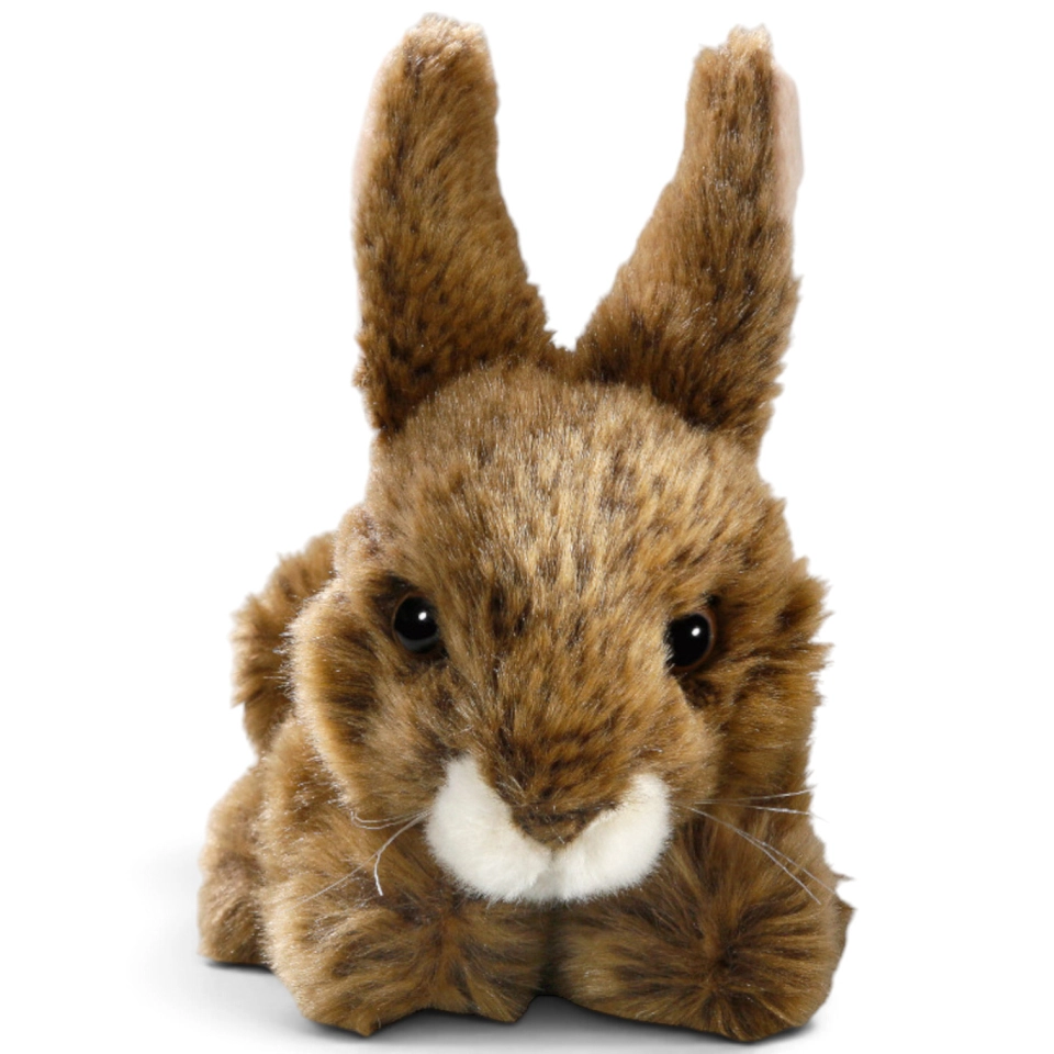 Carl Dick Plüschtier Hase sitzend braun