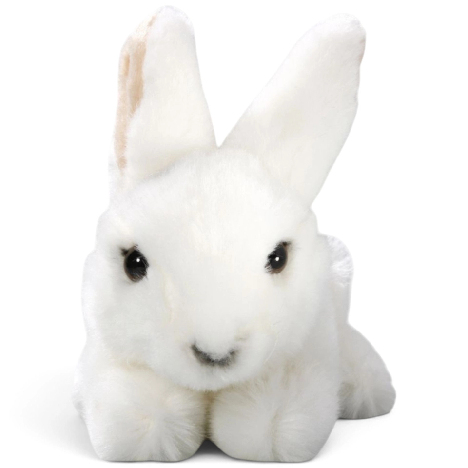 Carl Dick Plush Toy Rabbit sitting white, Bunny, Snow Rabbit