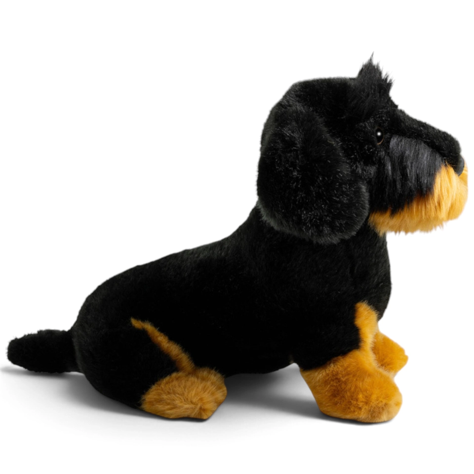 Carl Dick Plush Toy Dachshund sitting