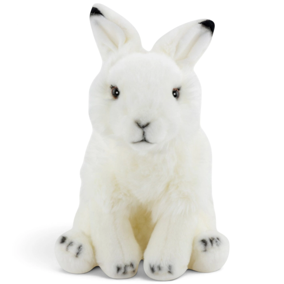 Carl Dick Plush Toy Rabbit Bunny, Snow-Rabbit sitting white