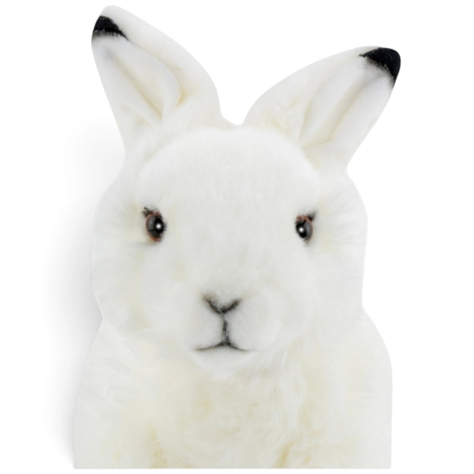 Carl Dick Plush Toy Rabbit, Snow Rabbit sitting white, Bunny