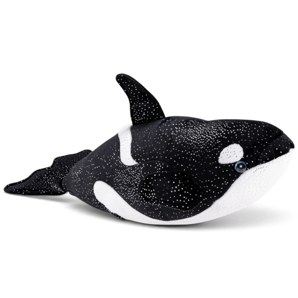 Carl Dick Plush Toy Whale, Killer-Whale, Orca