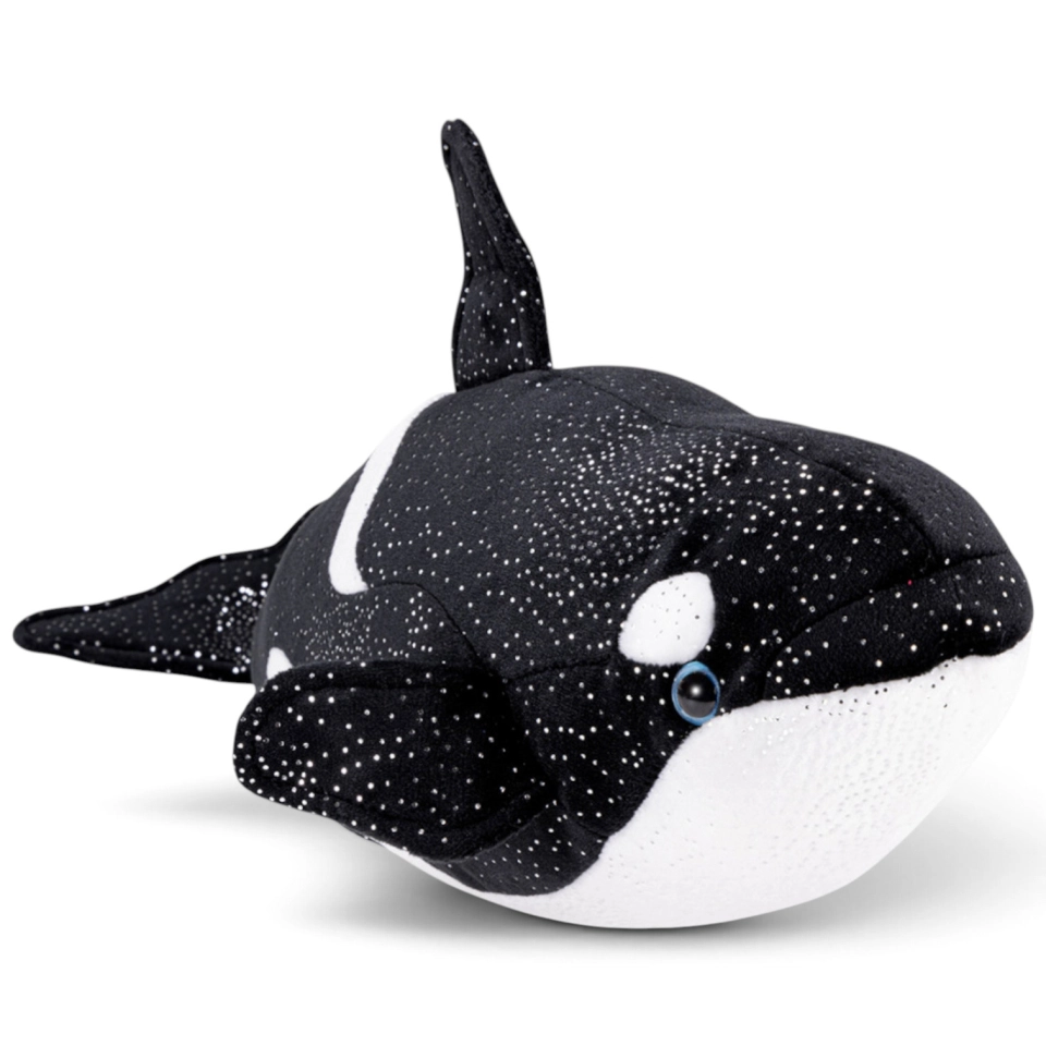 Carl Dick Plush Toy Whale, Killer-Whale, Orca