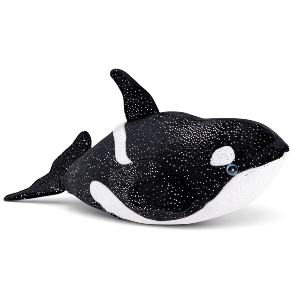 Carl Dick Plush Toy Whale, Killer-Whale, Orca