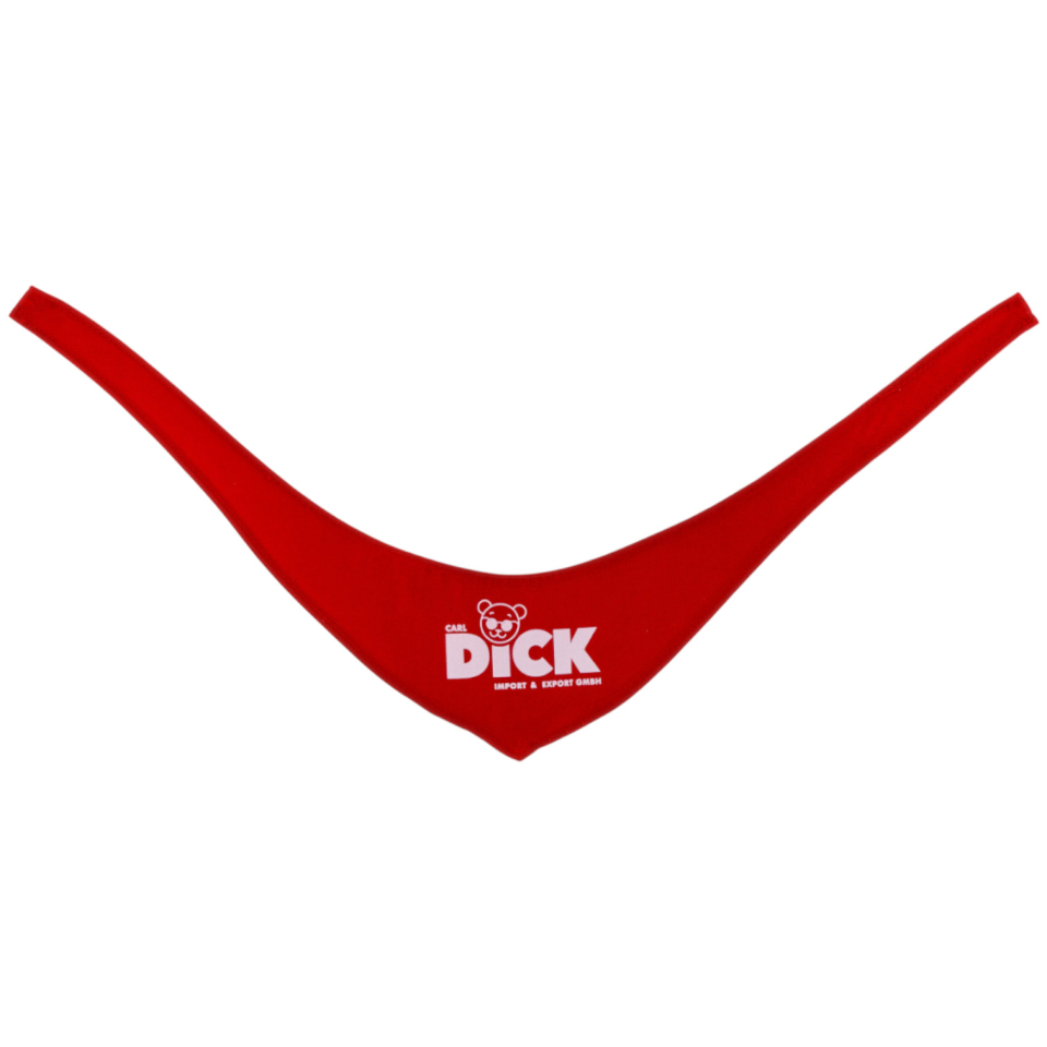 Carl Dick Plüschtier rot 5x3cm weiß
