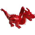Dragon sitting red