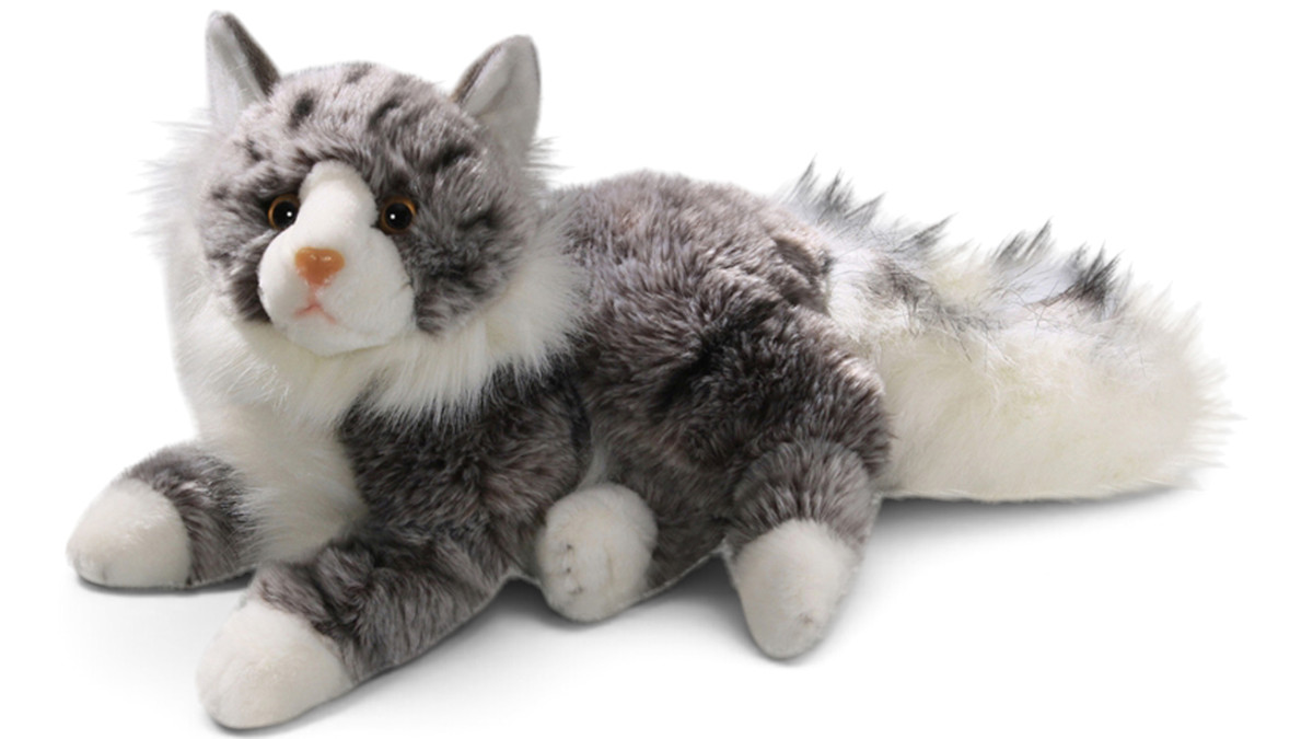 Persian Cat lying grey-white 30cm - B2B | Carl Dick GmbH